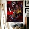 Scary Movie Poster Tapestry Tapestry Fashion Print Background Cloth Background Cloth Home Decor Work Of Art