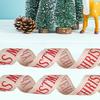 6M/Roll Christmas Ribbon Versatile DIY Crafts Decorative Ribbon Gift Wrapping Ribbon for Festive Party Decor