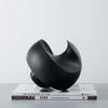 Matte Resin Abstract Swirl Decor Ball Sculptural Centerpiece for Bedroom/Wine Cabinet Handmade Art Decor Satisfactory Gift
