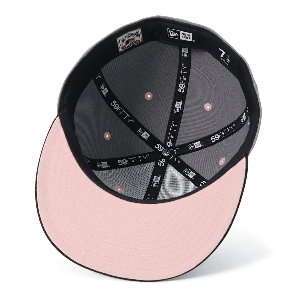 New Era 59FIFTY Side Patch MLB ONSPOTZ Special Edition NY Size 8 5950 NEYYANCO WS75TH STGRY BLACK Two-Tone Grey/Black