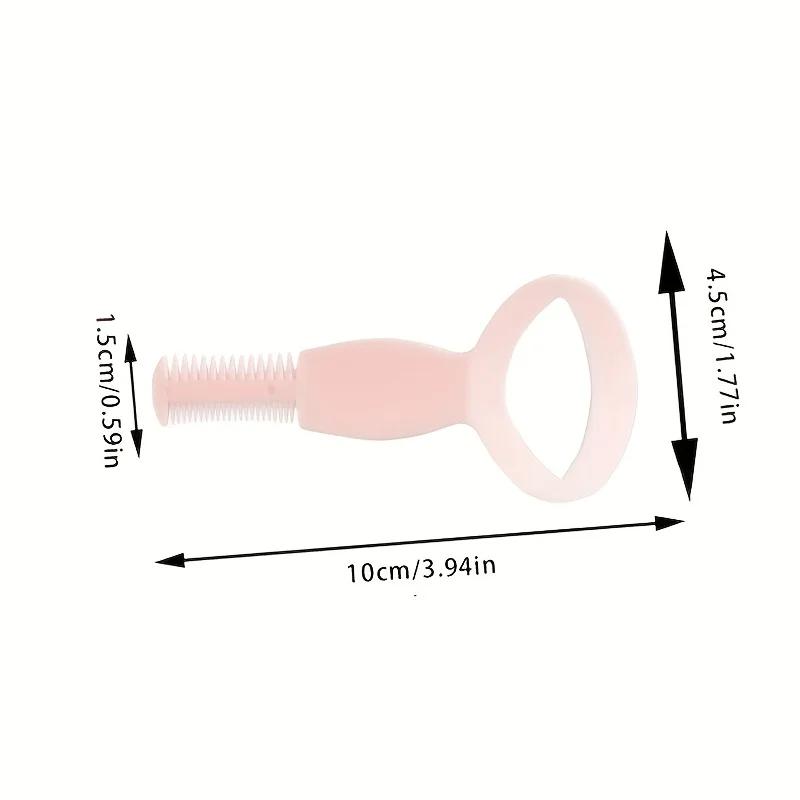 

3 pcs Pink Eyeliner Stencil & Mascara Guard with Comb - Effortless No-Smudge Eye Makeup Tool for Perfect Lash Application