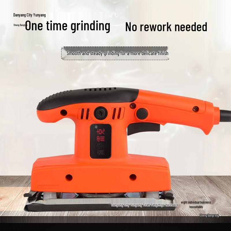 Electric Woodworking Flat Sander for Wall Putty, Rust Removal & Polishing