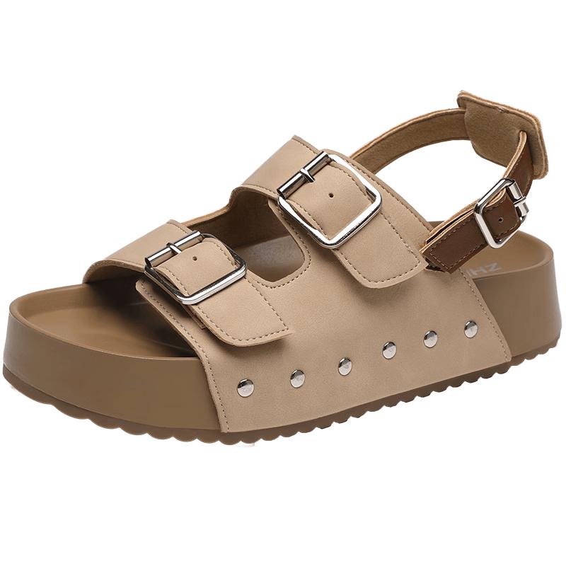 ZHR Women s Retro Platform Beach Sandals AB135 36