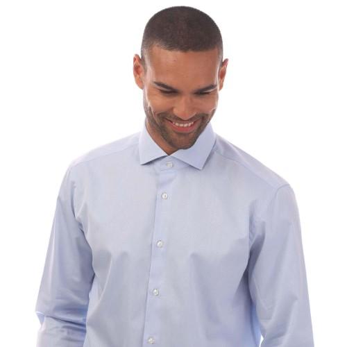 Hugo Boss Mens H-Joe Cotton Spread Collar Shirt