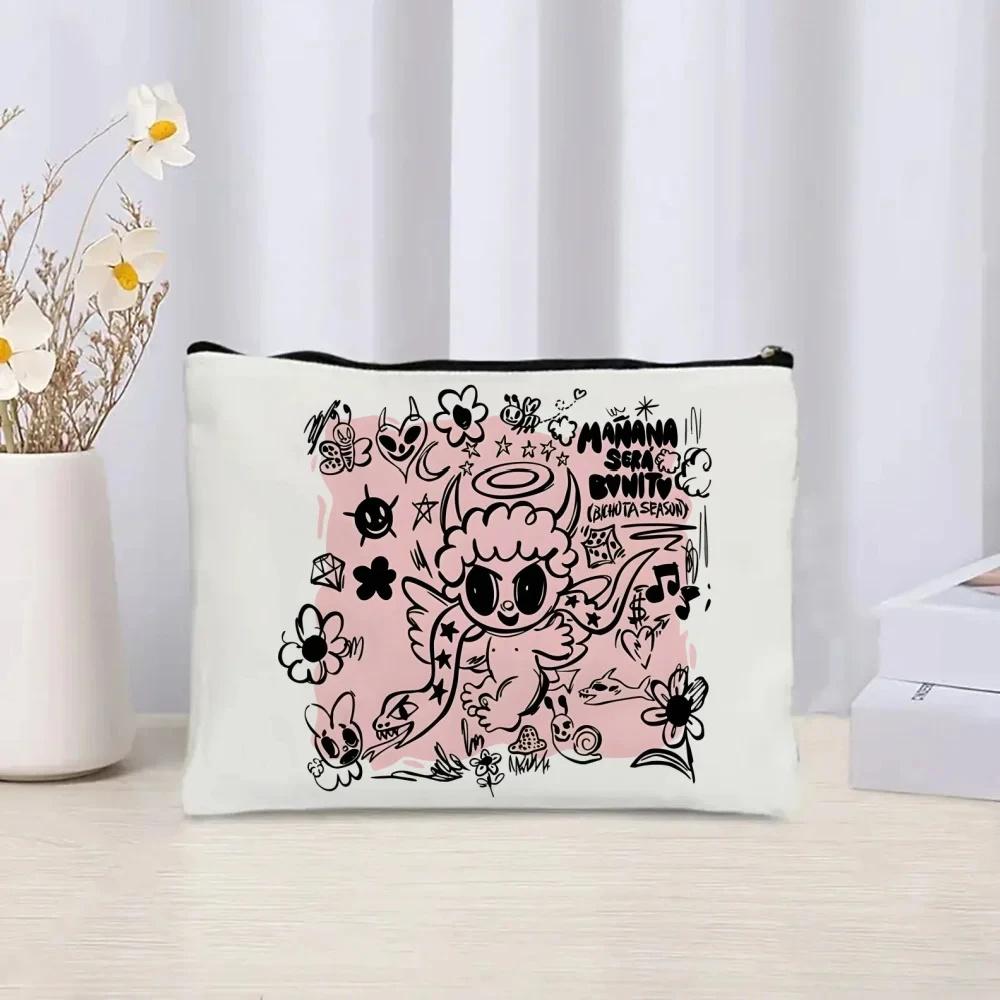 

2 шт./комплект Karol G Printing Fashion дамская сумочка-органайзер для косметики Холщовая сумка через плечо Эко-сумка для покупок Кошелек