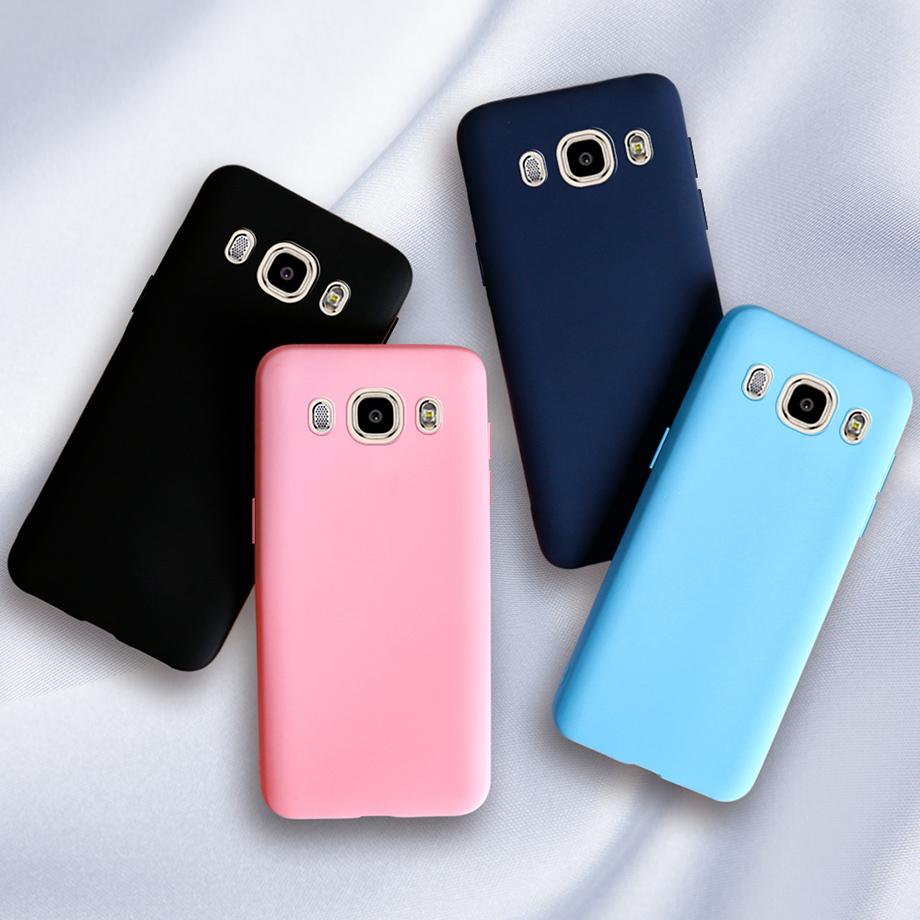 Stoßfeste Mattes Weiches Silikon Hülle für Samsung Galaxy J3 J5 J7 2016 Hülle Handy Rückseite für Samsung J3 J5 7 2016 Hülle Bumper