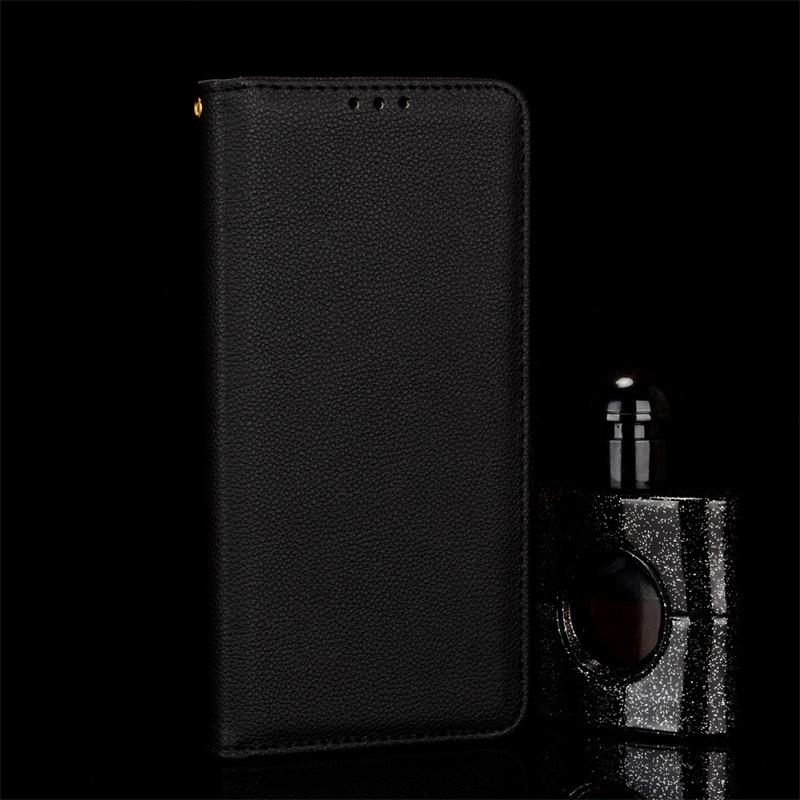 TCL 40R Lychee Pattern Leather Flip Wallet Case with Stand & Card Holder