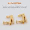 4 PCS Violin Fine Tuners for 4 4 3 4 Violin Alloy String Adjuster Anti Rust Violin Parts