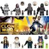 Tv6107 Sci-fi Series Clone Commander Echo Ahsoka Children's Assembly Figure Building Blocks Toy Suitable For Ages 3-14