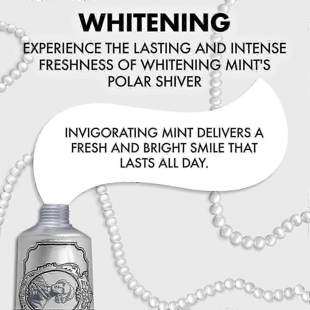 Mint Toothpaste 85ml,Gentle Teeth Whitening,Plaque Removal,Fresh Breath,Enamel Care 2025