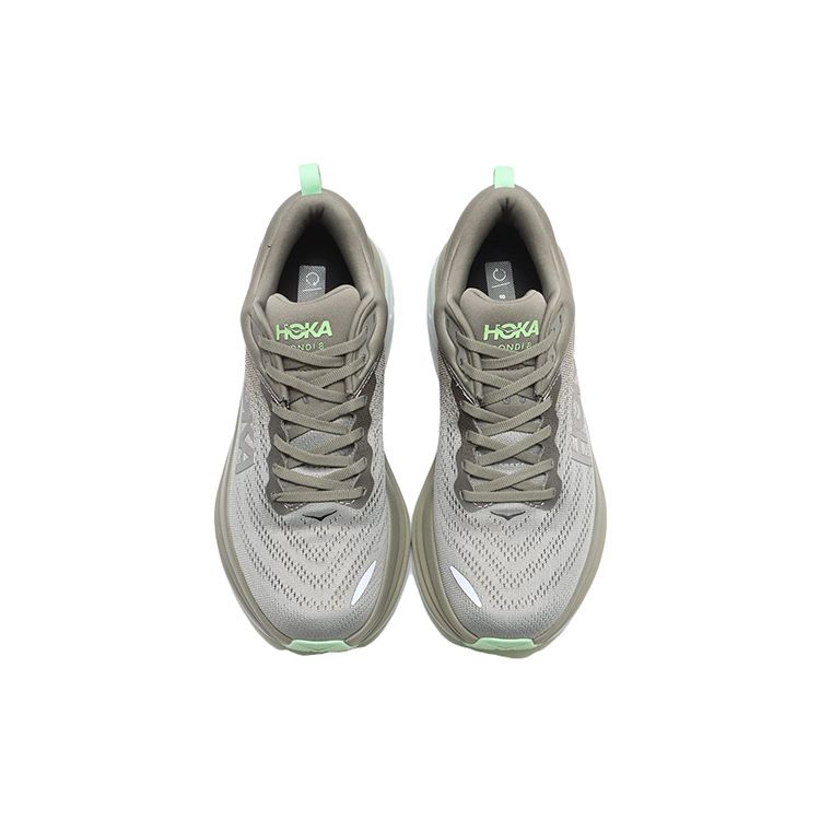 HOKA Bondi 8 Olive Haze Mercury Men Sneakers Green 1123202-OHMR