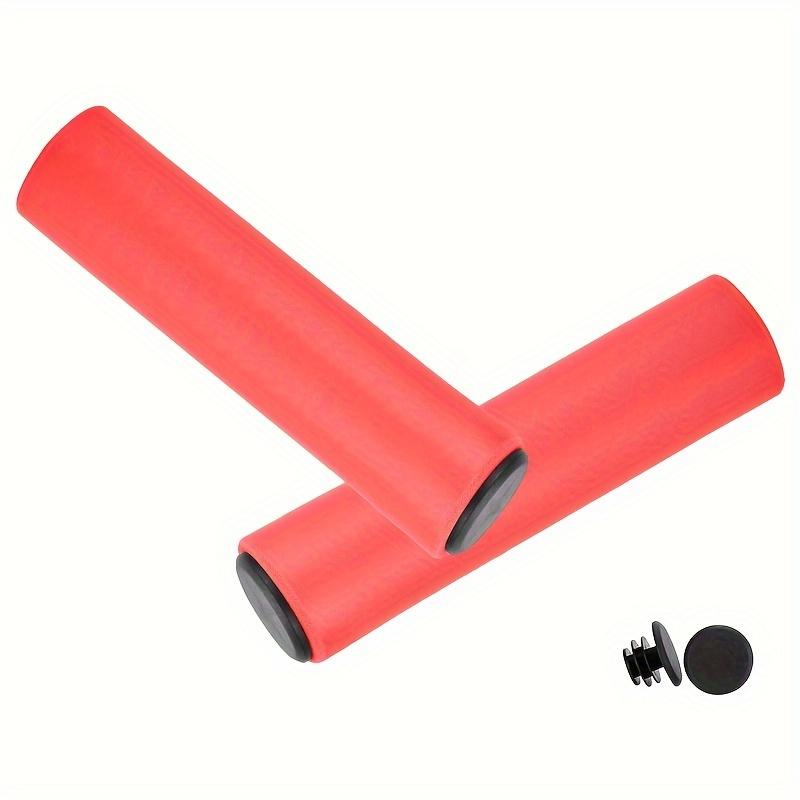1 Pair Soft Silicone Bicycle Handlebar Grip - Comfortable, Non-Slip, Thickened Design for Mountain & Road Bikes
