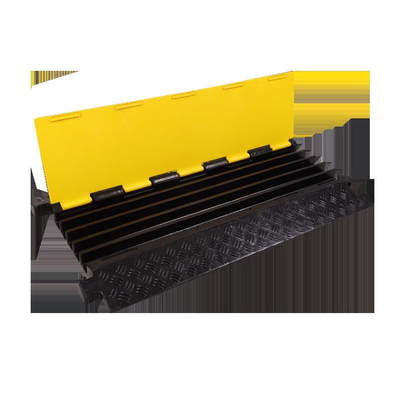 Rubber PVC Cable Protection and Speed Bump Channel for Outdoor Use