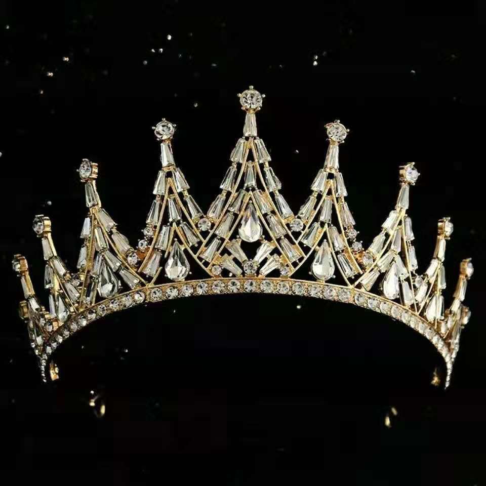 

Корона невесты Ободок Свадьба Корейский Подарок на день рождения Подарок для взрослых Хрустальная корона Платье принцессы Аксессуар для волос