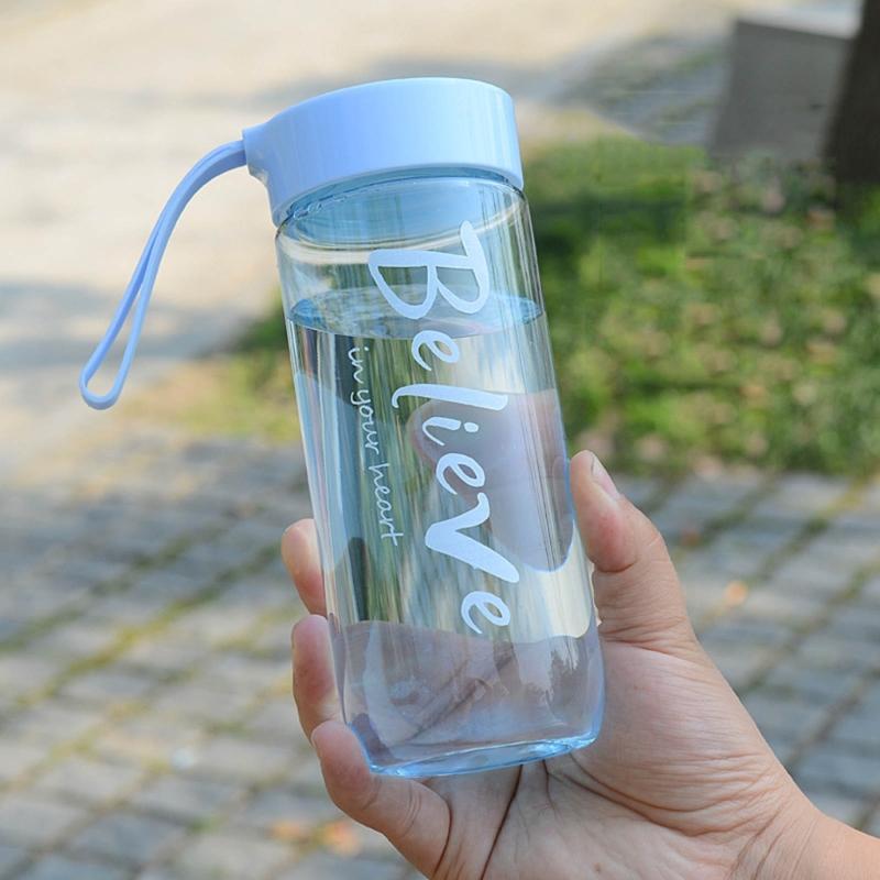 Leakproof Water Bottle Plastic Party Cup Drinking Sports Water Bottle Couple Mug for Fitness, Gym, Outdoor, Travel