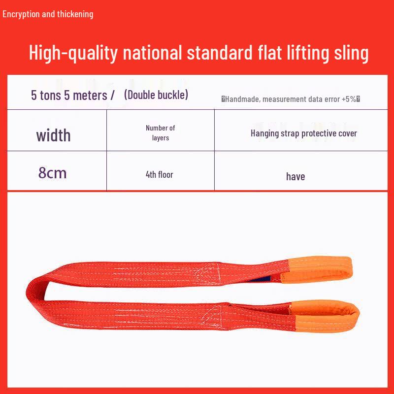 Heavy-Duty Polyester Webbing Lifting Sling