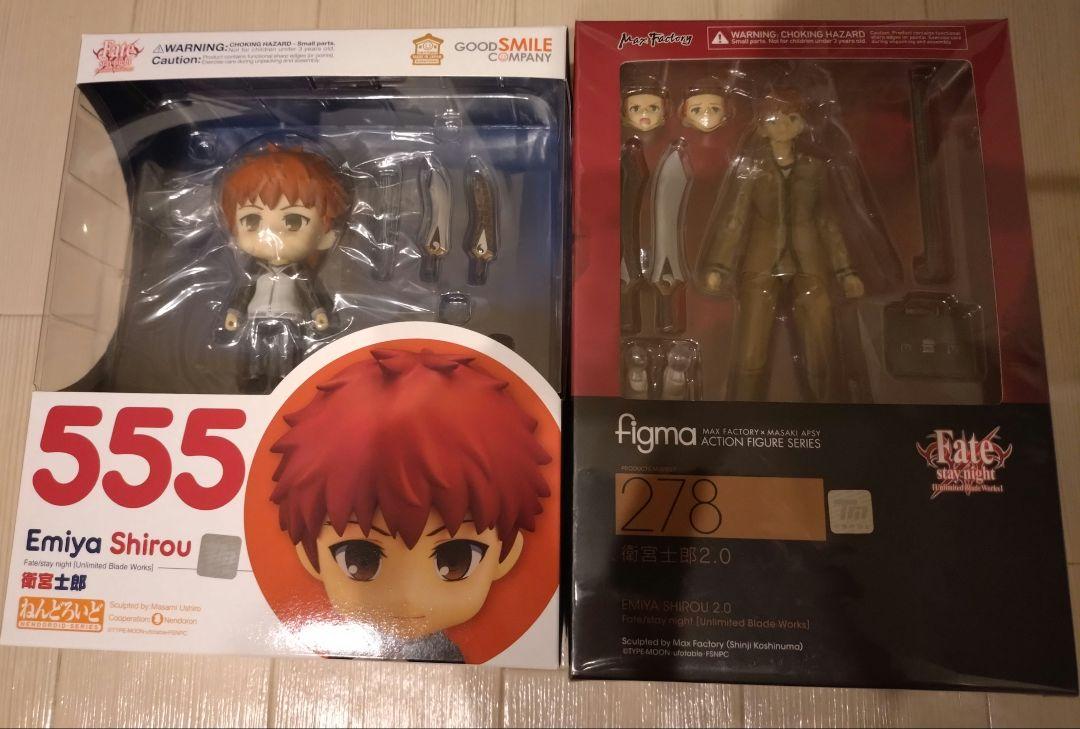 

[USED] Fate/stay night Nendoroid Emiya Shirou figma Emiya Shirou 2.0