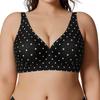 Large Size TK Explosion Full Coverage Leopard Print Seamless Gathering Soft Support Bra Underwear