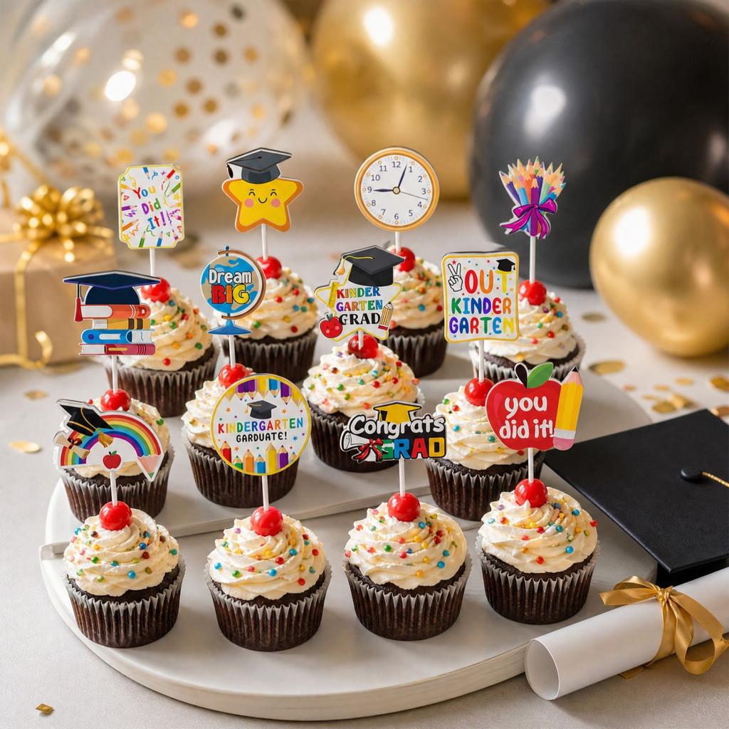 12 Pack Graduation for Preschool Graduation Party Decoration Supplies