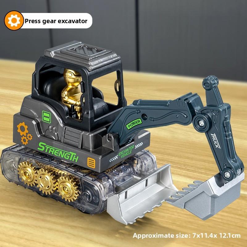 

Inertia Excavator Grab Vehicle Toy For Kids With Movable Joints And Educational Fun Excavator