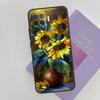 Oil Painting Flowers Case For Oppo A15 A16 A17 A52 A72 A76 A96 A74 A94 A53 A54S A57S A58 A78 A98 A77 Phone Cover
