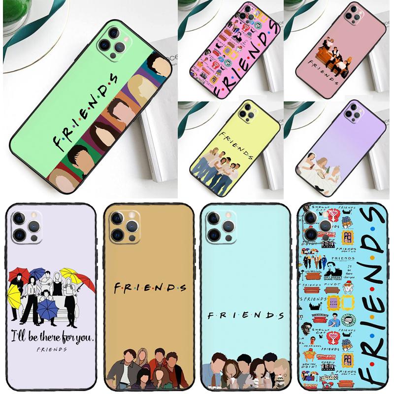Friends TV Phone Case For iPhone 16 Pro Max 11 12 13 14 15 Pro Max Mini XR 16 15 Plus 16e Cover Shell