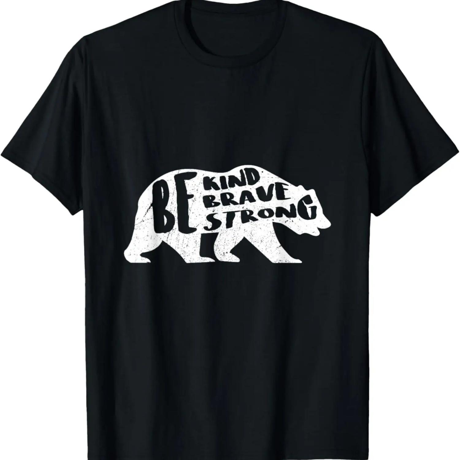 Be Kind, Brave, Strong - Vintage Bear T-shirt S