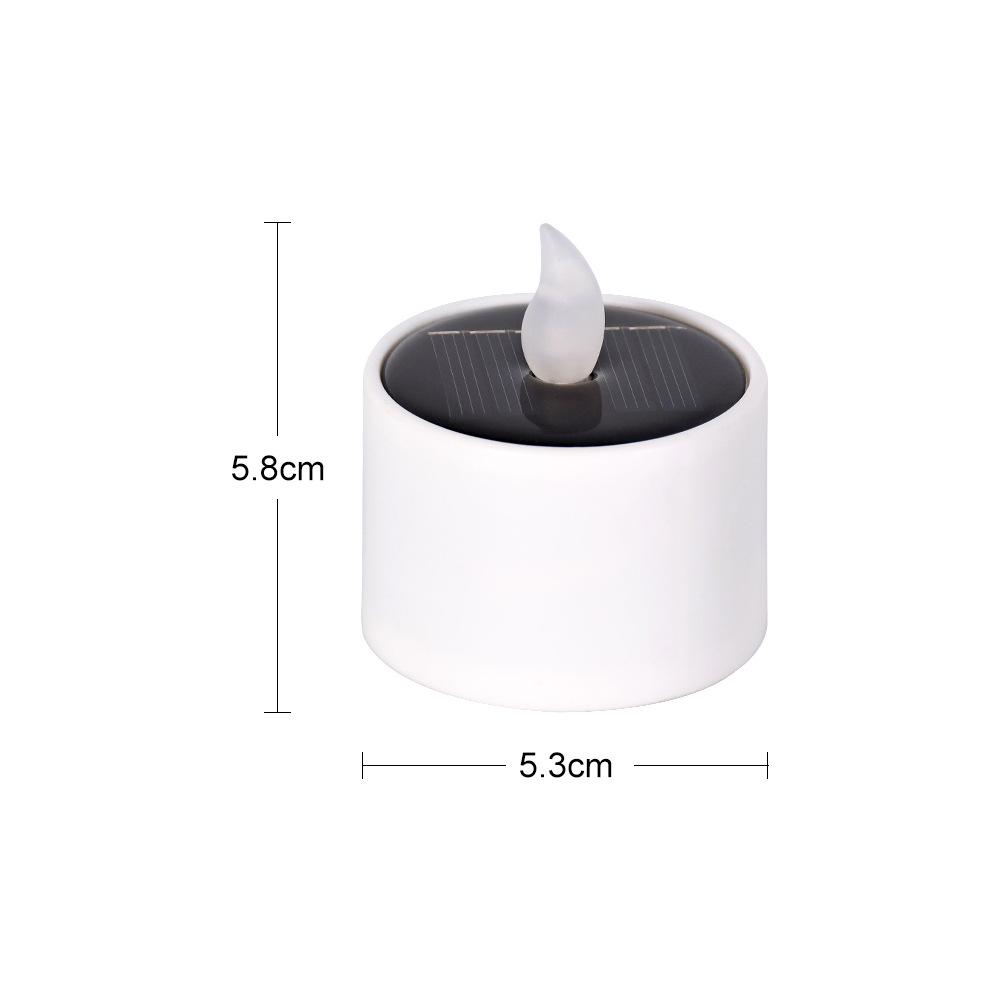 Solarbetriebene LED Wasserdichte Kerzen - Dekorative Außenleuchten