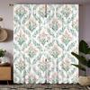 Gorgeous Floral Print Curtains Polyester Fabric Suitable Bedroom Living Room Decoration Made Of Machine Washable Great Window Treatment