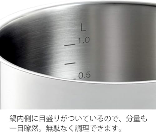 Fissler San Francisco Saucepan, 16cm, Gas/Induction Compatible, Triple-Layered Bottom, 040-153-16-100