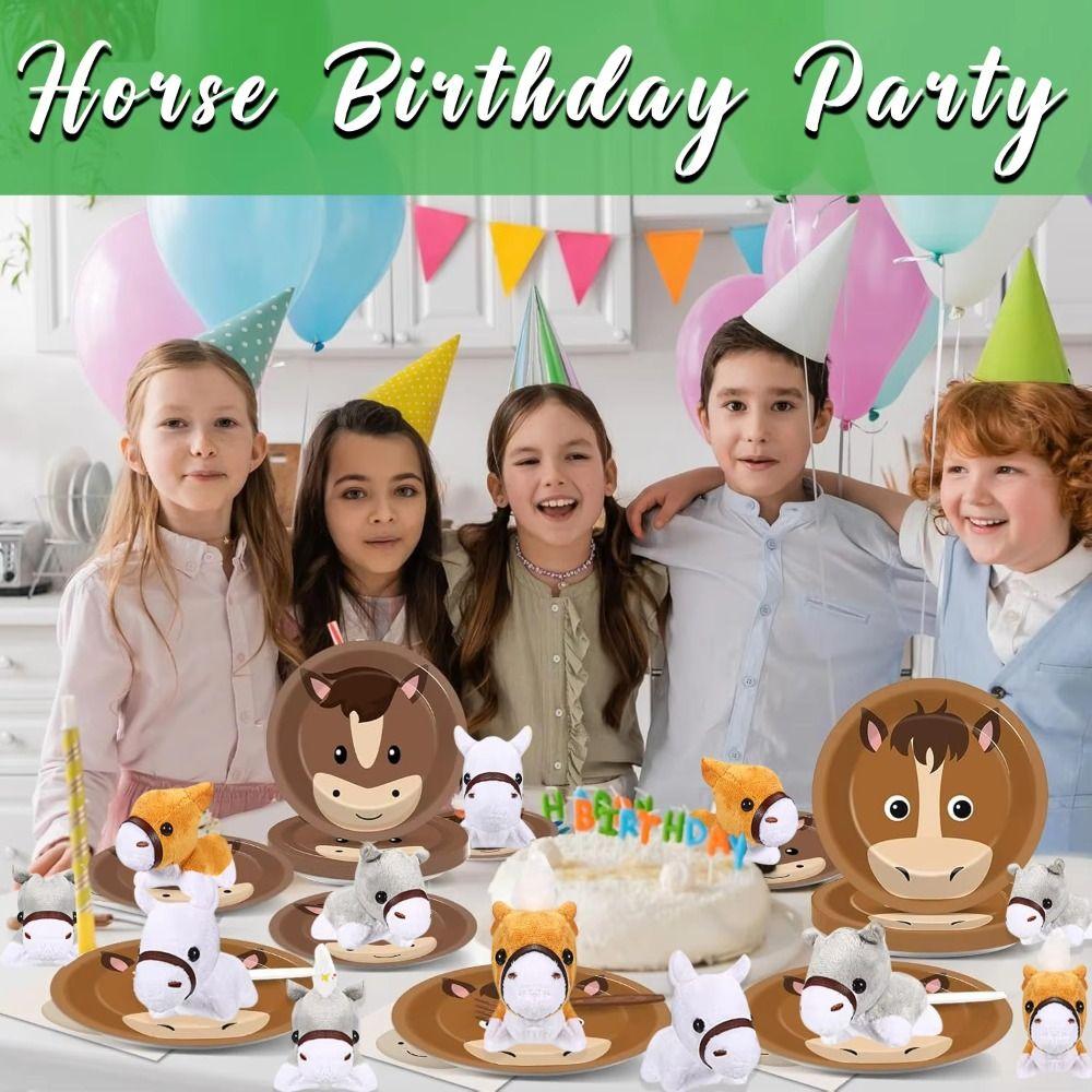 2Pcs Stuffed Animals Horse Stuffed Keychain Hanging Decor Plush Horses Toy  Backpack Charms