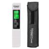 TDS EC Meter Portable Compact LCD Display 3 in 1 TDS EC Temperature Water Quality Test Pen for Aquarium Swimming Pool