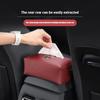 Car Leather Tissue Bag Tissue Storage Wrap For Alfa Romeo Giulietta Mito 159 Giulia Stelvio 156 147 Tonale Brera Disco Volante