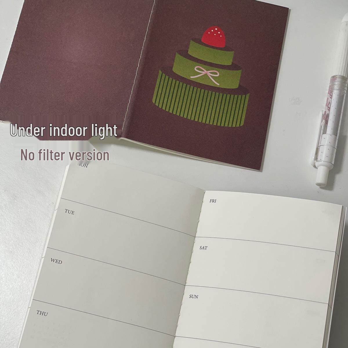 

Apple Colored Dessert TN Passport Planner - Blank Kawaii Diary Pages