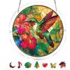 Acryl-Sonnenfänger Fenster-&Garten-Hänge-Sonnenfänger Regenbogen Innenfenster-Dekoration für Wohnzimmer Schlafzimmer Bunte Acryl-Puzzles Sonnenfänger