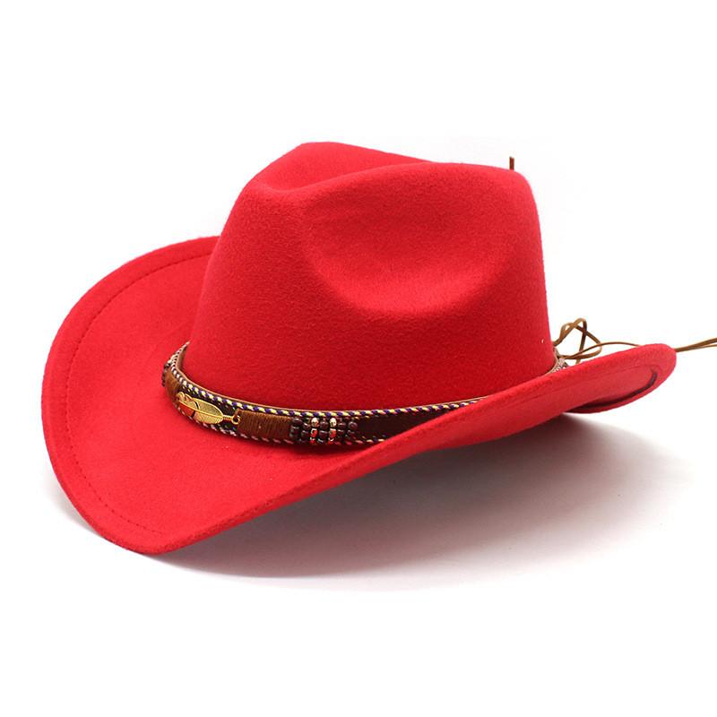 Cappello da Cowboy Western per Uomo Donna con Materiale Traspirante Lana Cotone Protezione Solare Accessorio Estivo