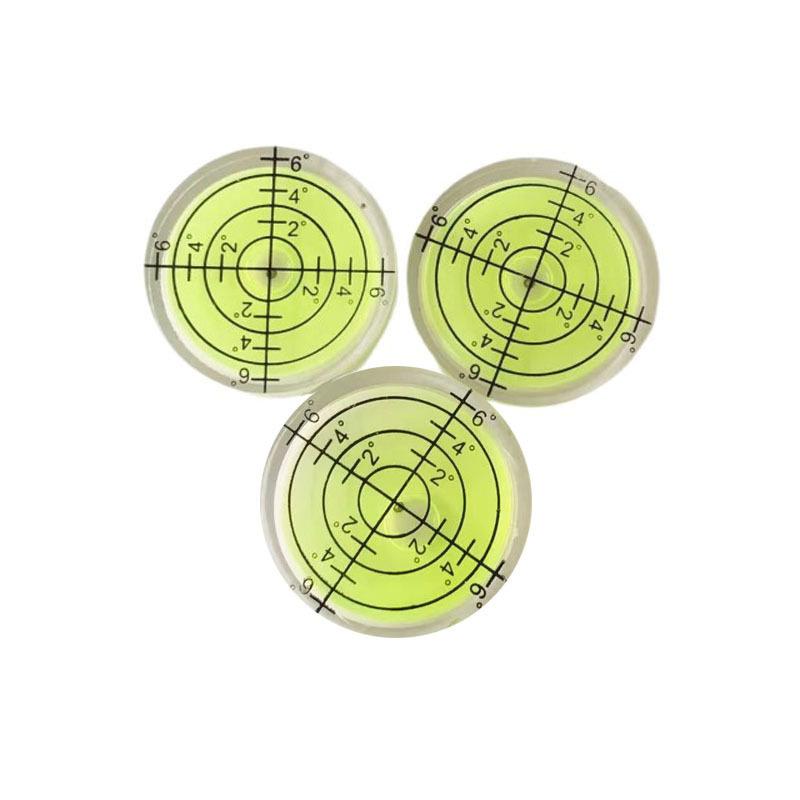 Spirit Level Bubble High Precision Green Circular Bubble Level Bullseye Laser Level Bubble Mini Measuring Instruments Tool