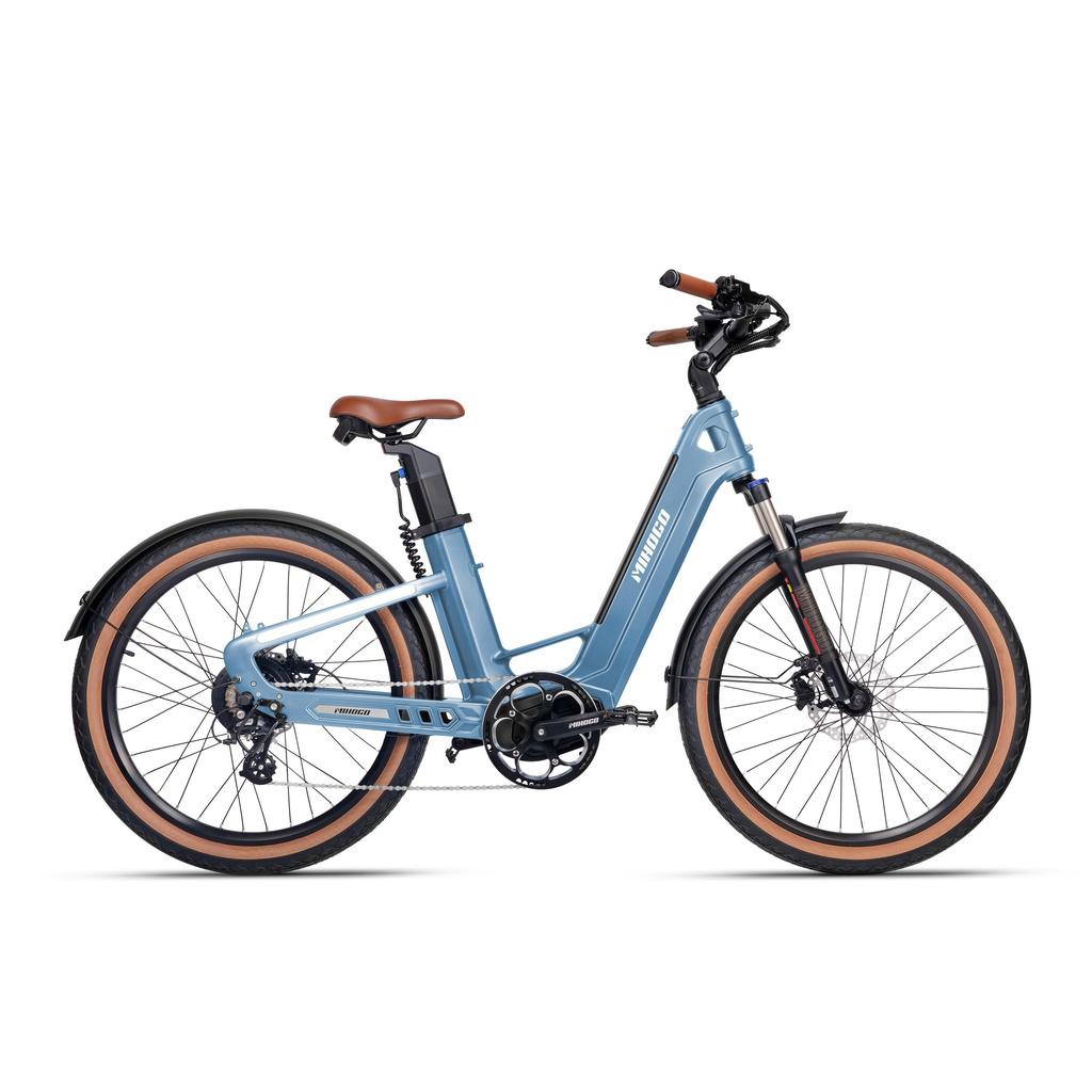 MIHOGO AIR 48V 19.2ah Carbon Fiber Long-Range Electric Bicycle,26-inch,750W Motor,Maximum Assist Range Up To 190km.