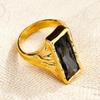 Minimalist Rhinestone Open Ring For Women Korean Fashion Geometry Adjustable Knuckle Ring Party Jewelry Lady Gift