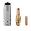 14PCS For MIG Welding Accessories Kit for MAG Torch For 15AK Including Power Nozzles Compatible with AK15 Welding Machines