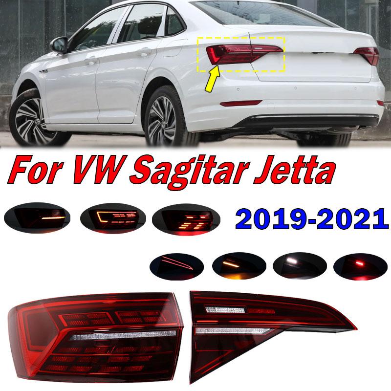 Car Accessories Rear Tail Light Fog Lamp Brake Reverse Turn Signal Auto Taillight For Volkswagen VW Sagitar Jetta 2019 2020 2026