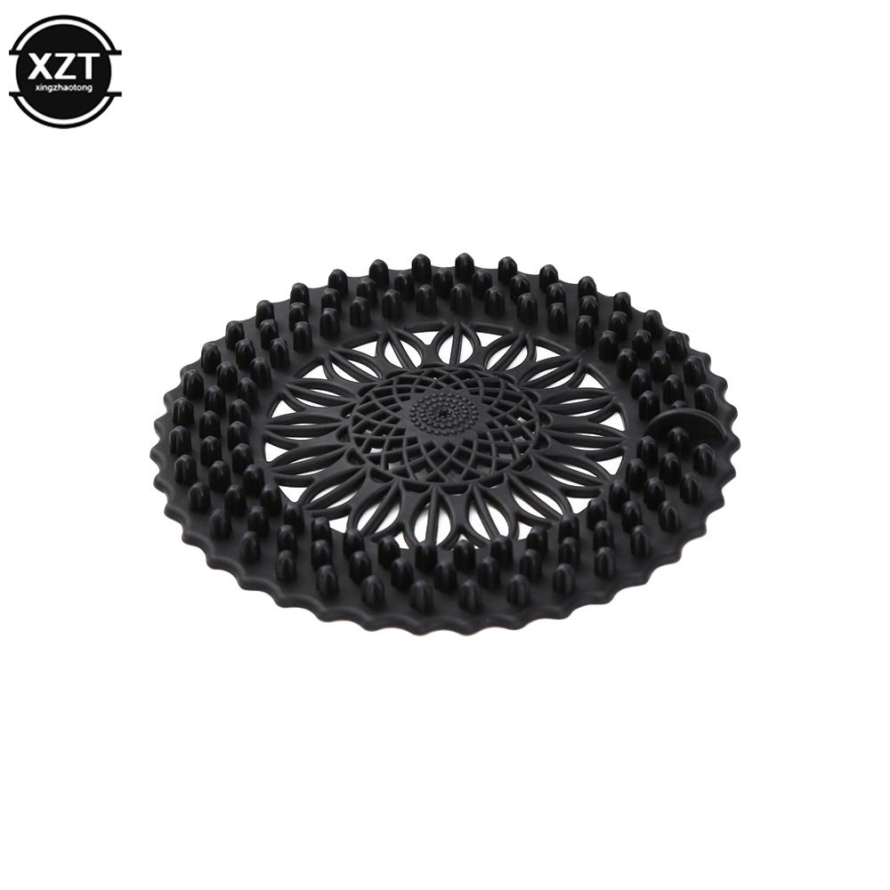 Sink Anti-blocking Floor Drain Cover Shower Drain Strainers Bathtub Stopper Silicone Sink Cover Hair Catchers Bathroom Filter