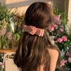Viennese Satin Double Rose Ribbon Flower Luxury Point Hairpin
