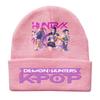 Kpop Demon Hunters Children Knit Beanie Cute And Charming Cartoon Printed Warm Cap Designed for Girls Fall Season Cold Season Outdoor Sports Birth