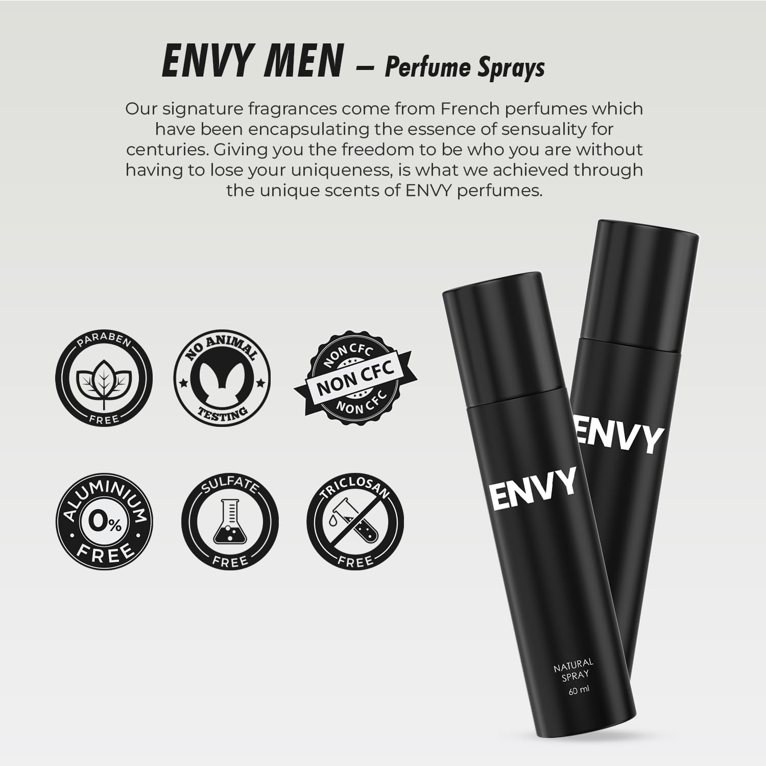 ENVY Perfumes 60ml Combo (Men & Women)