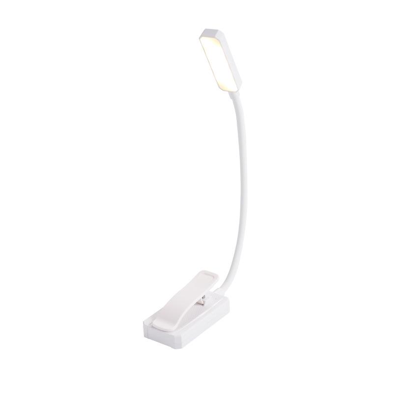 USB Rechargeable LED Clip-On Reading Light for Desk & Dorm