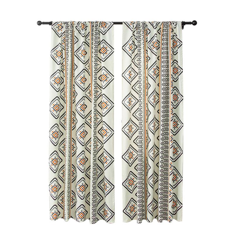 Curtain Printing Colored Bohemian Country Curtains Direct Supply