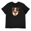 T-shirt owczarek australijski modne koszulki letni top niezbędny t-shirt Zabawny t-shirt koszulki dla dużych i wysokich mężczyzn
