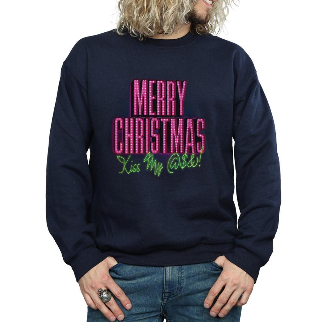 National Lampoon´s Christmas Vacation Mens Kiss My Ass Sweatshirt