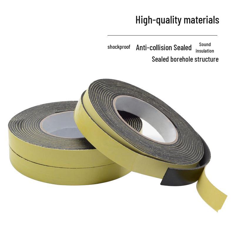 EVA Foam Soundproof Self-Adhesive Door & Window Seal Strip 8mm x 10m